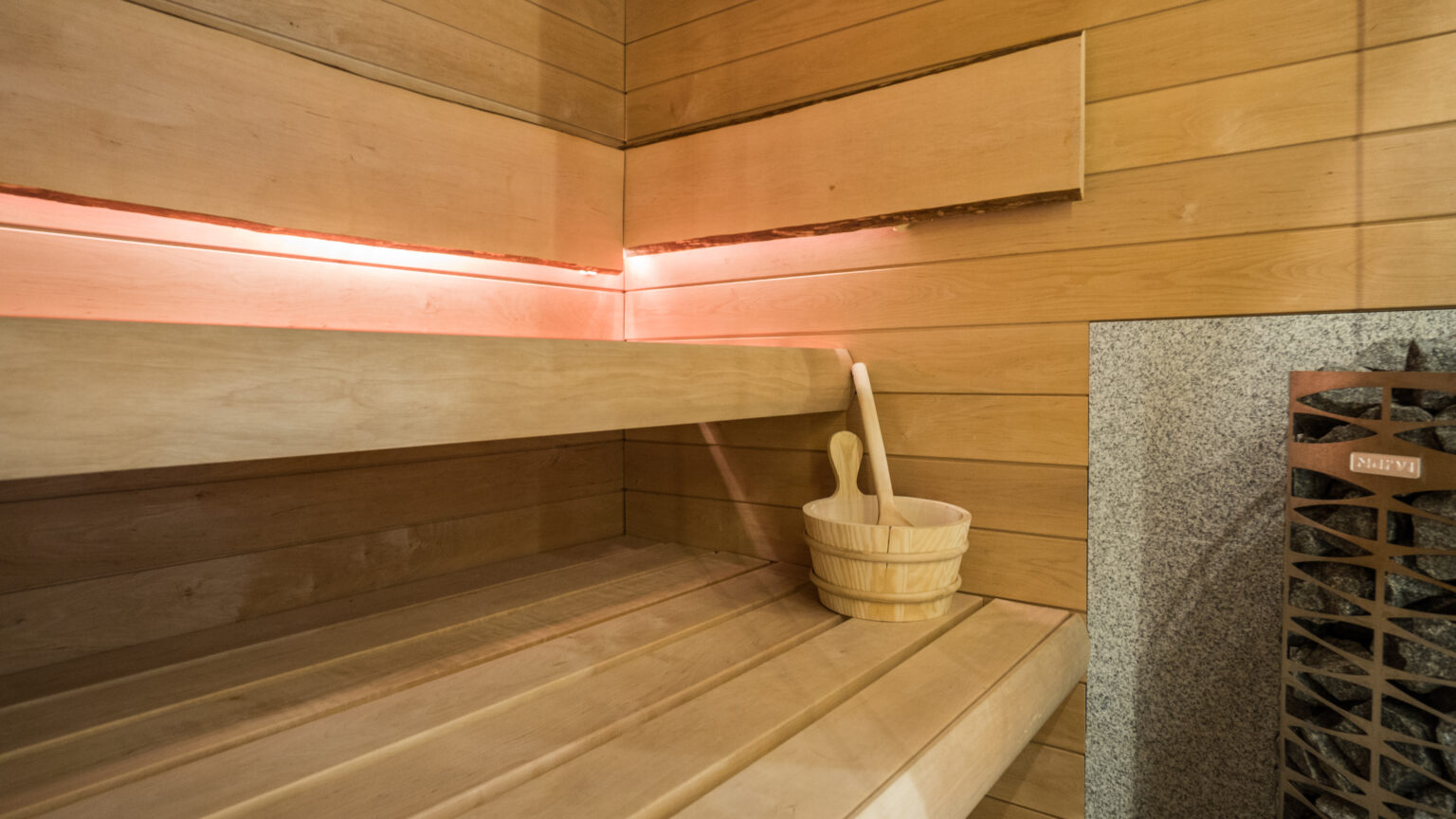 Osada Szczyrk — łazienka z sauną